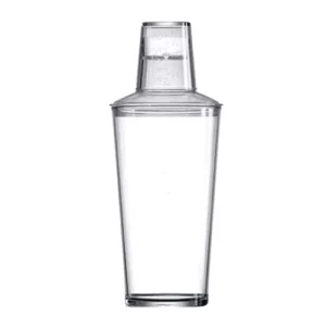 clear plastic cocktail shaker