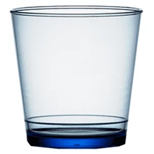 An image of a BBP In2Stax Rocks Glass Neon Blue 255ml