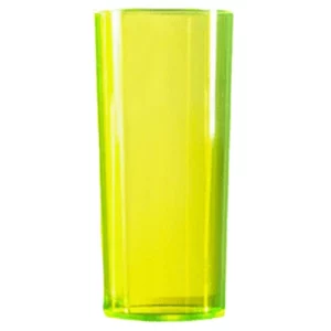 An image of a BBP Yellow Polystyrene Highball 285ml