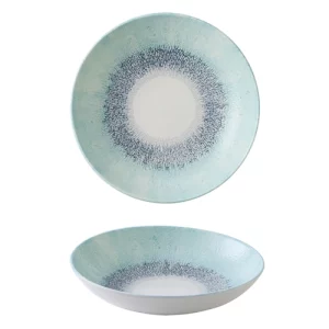 Churchill Super Vitrified Studio Prints Fusion Coupe Bowl Aquamarine 24.8cm