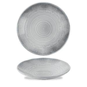 Harvest Flux Grey Organic Coupe Bowl 27.9cm 11" 135cl 47.5oz