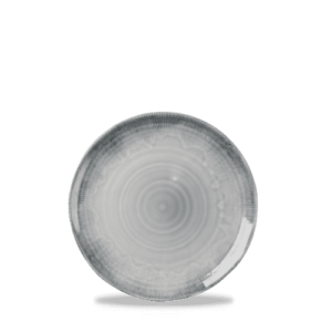 Harvest Flux Grey Organic Coupe Plate 27.5cm 10 3/4"