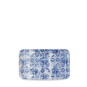 The Maker's Collection Porto Blue Organic Recangular Platter 27cm x 16cm 10 5/8" x 6 1/4"