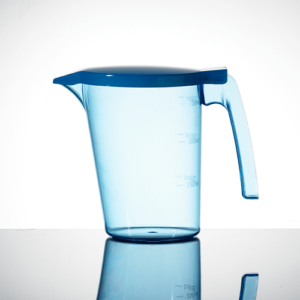 BBP Elite Bedside Jug Blue With Lid 750ml/26.4oz