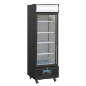 Polar G-Series Upright Display Fridge 218L Black