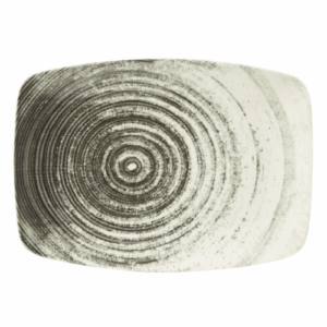 Swirl Rectangular Plate 27cm