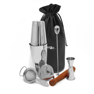 Bonzer 7 Piece Cocktail Kit – Stainless Steel