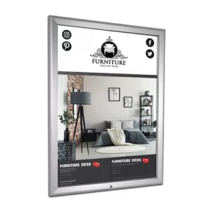 An image of Mileta A3 Tamperproof Security Frame Profile 29.7 x 42 x 3.2cm