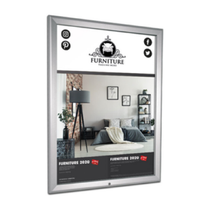 Tamperproof Security Poster Frames – 32mm Frame Profile