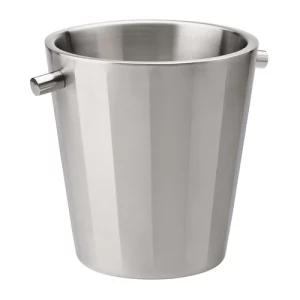 Satin Finish Silver Wine Bucket