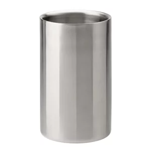 Satin Finish Silver Wine Cooler