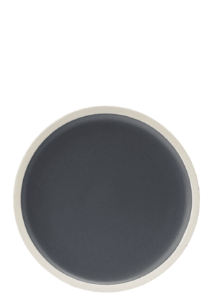 Utopia Forma Plate Charcoal 17cm/6.5"