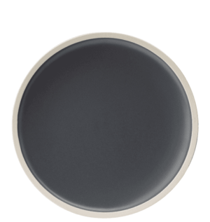 Utopia Forma Plate Charcoal 26.5cm/10.5"