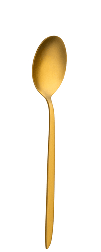 Orca Matt Gold Dessert Spoon