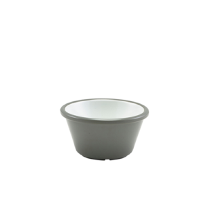 Two Tone Melamine Ramekin Grey And White 59ml/ 2oz