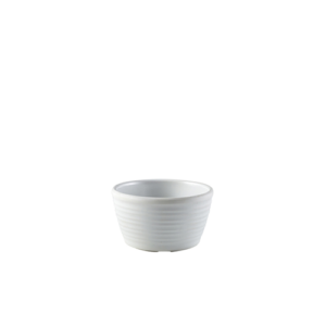 GenWare Melamine Ripple Ramekin Matt White 56ml/2oz