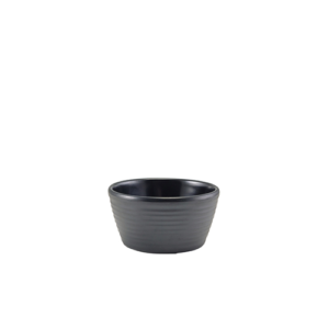 GenWare Melamine Ripple Ramekin Matt Black 68ml/2.4oz