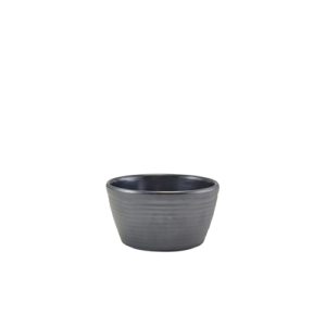 GenWare Melamine Ripple Ramekin Matt Black 113ml/4oz