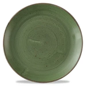 Churchill Super Vitrified Stonecast Coupe Plate Sorrel Green