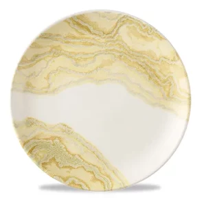 Churchill Super Vitrified Tide Coupe Plate Gold 26cm