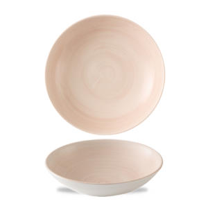 Churchill Stonecast Canvas Coupe Bowl 9.25″ Canvas Coral