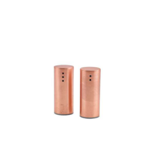 GenWare Copper Plated Straight Sided Salt & Pepper Set 7.5cm