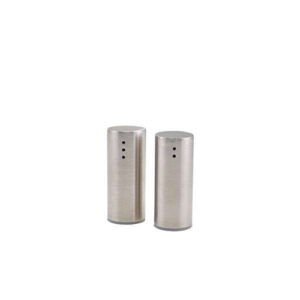 GenWare Stainless Steel Straight Sided Salt & Pepper Set 7.5cm