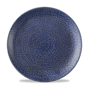 Churchill Super Vitrified Studio Prints Homespun Chroma Coupe Plate Twilight 28.5cm/11.25"