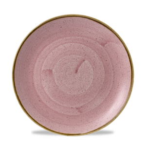 Churchill Super Vitrified Stonecast Coupe Plate Petal Pink 27cm/10.6"