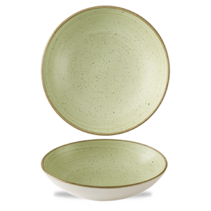 Churchill Stonecast Raw Coupe Bowl 9.75″ Raw Green