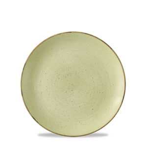 Churchill Super Vitrified Stonecast Raw Coupe Plate Raw Green 16.5cm/6.5"