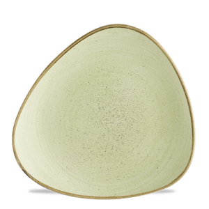 Churchill Stonecast Raw Triangle Plate 10″ Raw Green