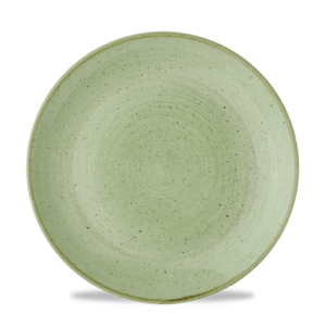 Churchill Super Vitrified Stonecast Coupe Plate Sage Green 27cm/10.6"