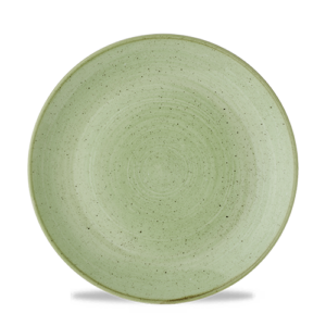 Churchill Super Vitrified Stonecast Coupe Plate Sage Green 23.18cm/9.13"