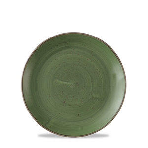 Churchill Super Vitrified Stonecast Coupe Plate Sorrel Green 16.5cm/6.5"