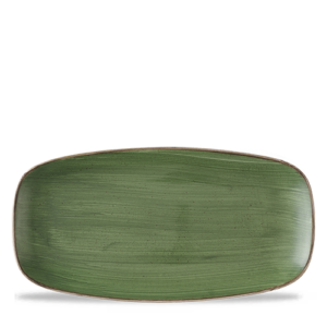 Churchill Super Vitrified Chefs' Oblong Plate Sorrel Green 29.85cm/11.75"