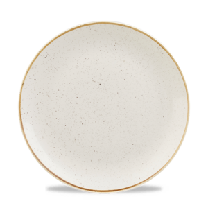 Churchill Super Vitrified Stonecast Coupe Plate Barley White 23.18cm/9.13"