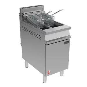 Falcon Twin Pan Twin Basket Fryer with Filtration G3845F