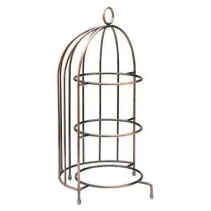 Birdcage Plate Stand 17.5 x 8.75" (47 x 25cm)