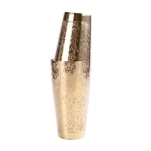 gold cocktail shaker