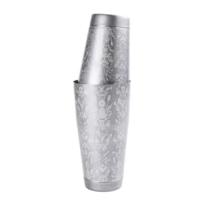 silver cocktail shaker