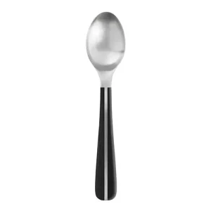 Robert Welch Contour Noir Satin Finish Black English Teaspoon