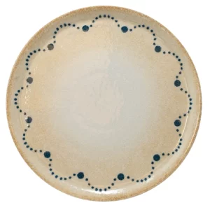 Saturnia Napoli Pizza Plate Blue