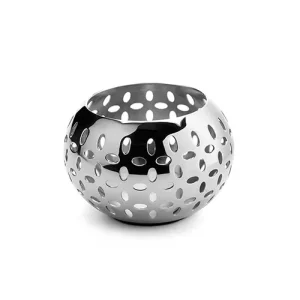 Robert Welch Sesame Bright Finish V Tealight Holder Small 55mm