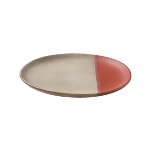 Playground Spot On Coral Plate Coupe 23cm