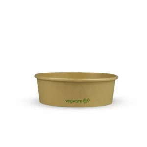 Vegware Round Kraft Food Container 150-Series 500ml/16oz