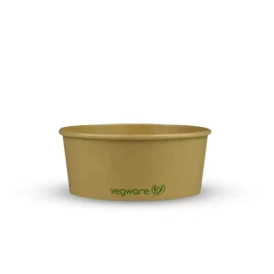 Vegware Round Kraft Food Container 150-Series 750ml/24oz