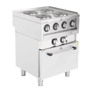 An image of the Buffalo 600 Series 4x Electric Hob Range Cooker