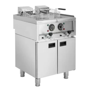 An image of the Buffalo 600 Series Freestanding Twin Tank Electric Fryer 2x 8L