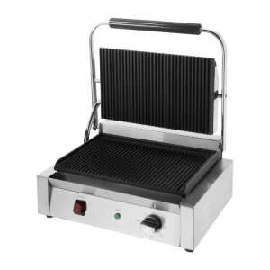 An image of the Buffalo Bistro Large Contact Grill Ribbed Plates